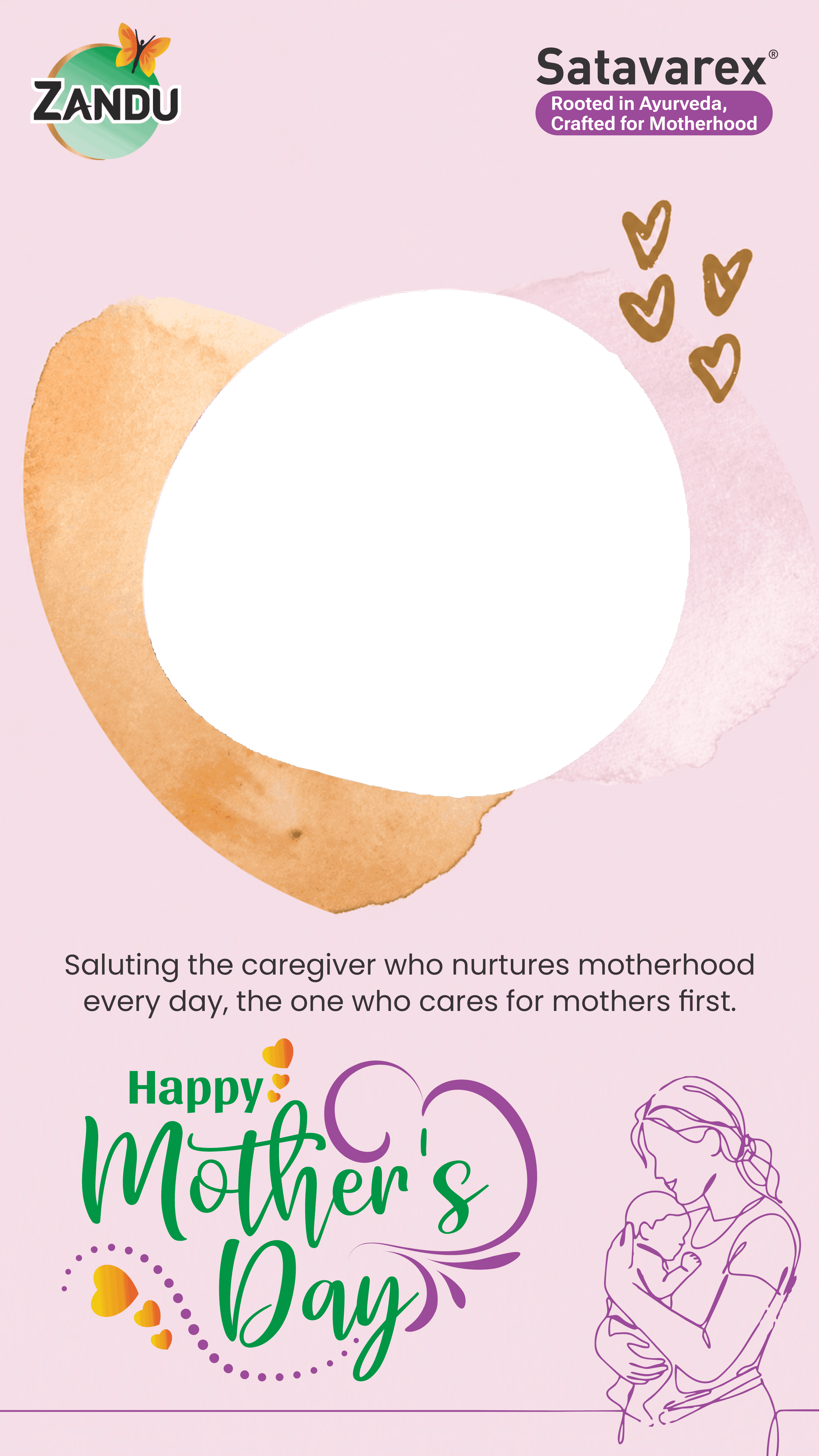 Mother's Day poster frame preview